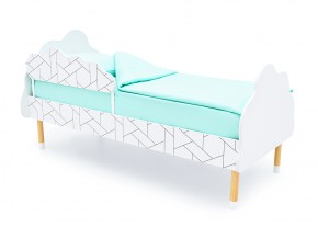Кровать Stumpa Облако с бортиком рисунок Мозаика в Пласте - plast.mebel74.com | фото
