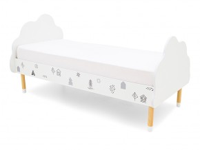 Кровать Stumpa Облако с рисунком Домики в Пласте - plast.mebel74.com | фото 1