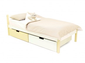 Кровать Svogen classic с ящиками бежево-белый в Пласте - plast.mebel74.com | фото 1