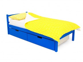 Кровать Svogen classic с ящиками синий в Пласте - plast.mebel74.com | фото 1