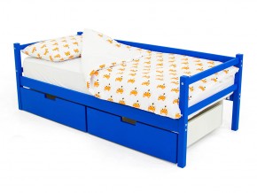 Кровать-тахта Svogen с ящиками синий в Пласте - plast.mebel74.com | фото