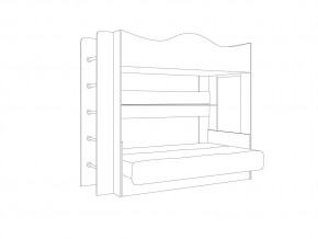 Кровать-трансформер Сити Венге/белый в Пласте - plast.mebel74.com | фото 3