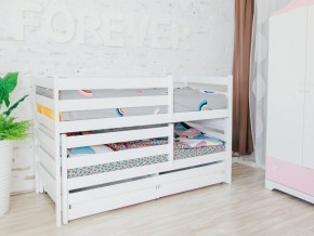Кровать из массива с выдвижным спальным местом Матрешка Эко в Пласте - plast.mebel74.com | фото 1