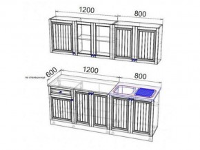 Кухня Хозяюшка 2000 фисташка в Пласте - plast.mebel74.com | фото 2