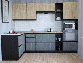 Кухонный гарнитур Адажио мега прайм 1500х2700 мм в Пласте - plast.mebel74.com | фото