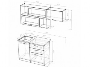 Кухонный гарнитур Алина экстра 1700 мм в Пласте - plast.mebel74.com | фото 5