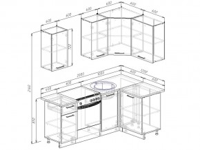 Кухонный гарнитур Дели 2000х1200 в Пласте - plast.mebel74.com | фото 2