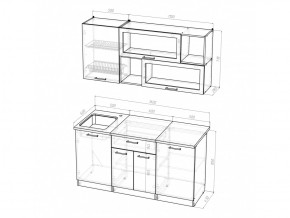 Кухонный гарнитур Кира стандарт 1600 мм в Пласте - plast.mebel74.com | фото 5