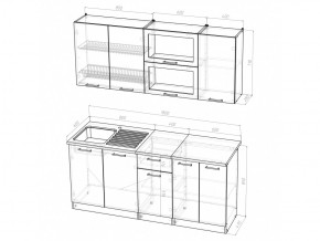 Кухонный гарнитур Лариса макси 3 1800 мм в Пласте - plast.mebel74.com | фото 5