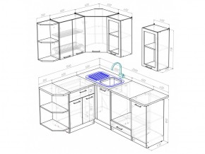 Кухонный гарнитур Лариса прайм 3 1500х2000 мм в Пласте - plast.mebel74.com | фото 5