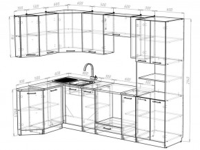 Кухонный гарнитур Лоретта гранд прайм 2600х1400 мм в Пласте - plast.mebel74.com | фото 4