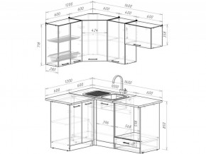 Кухонный гарнитур Лотос мега прайм 1200х1600 мм в Пласте - plast.mebel74.com | фото 6