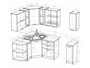 Кухонный гарнитур Лира оптима 1500х1800 мм в Пласте - plast.mebel74.com | фото 5