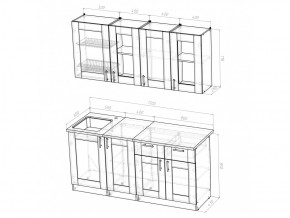 Кухонный гарнитур Ника демо 1700 мм в Пласте - plast.mebel74.com | фото 4