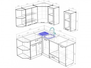 Кухонный гарнитур Ольга прайм 3 1500х2000 мм в Пласте - plast.mebel74.com | фото 6