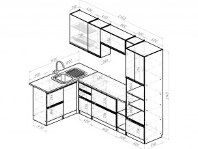 Кухонный гарнитур Симфония мега прайм 1500х2700 мм в Пласте - plast.mebel74.com | фото 6