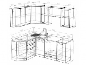 Кухонный гарнитур Симона мега прайм 2000х1500 мм в Пласте - plast.mebel74.com | фото 5