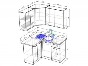 Кухонный гарнитур Симона прайм 1200х1400 мм в Пласте - plast.mebel74.com | фото 6