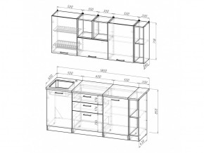 Кухонный гарнитур Томилла макси 4 1800 мм в Пласте - plast.mebel74.com | фото 3