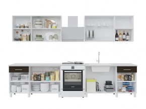 Кухонный гарнитур Trend 1300 мм сонома-венге в Пласте - plast.mebel74.com | фото 4