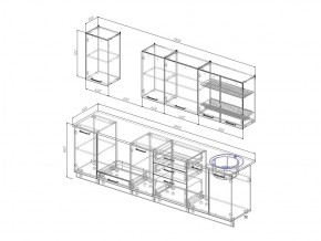 Кухонный гарнитур Вегас 2800 в Пласте - plast.mebel74.com | фото 3