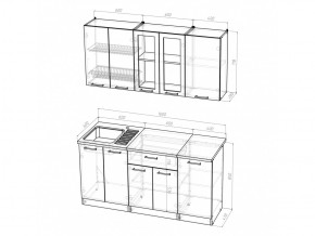 Кухонный гарнитур Инна стандарт 1600 мм в Пласте - plast.mebel74.com | фото 5