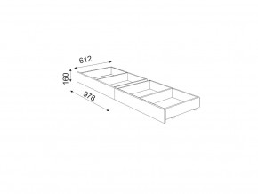 М06 (ручка брусок) Комплект ящиков в Пласте - plast.mebel74.com | фото