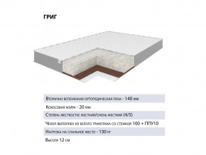 Матрас Григ 160х200 в Пласте - plast.mebel74.com | фото 2