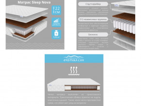 Матрас Sleep Nova шириной 1200 мм в Пласте - plast.mebel74.com | фото 2