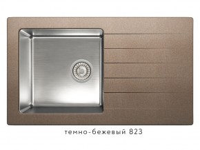 Мойка комбинированная Tolero twist TTS-860 Темно-бежевый 82 в Пласте - plast.mebel74.com | фото