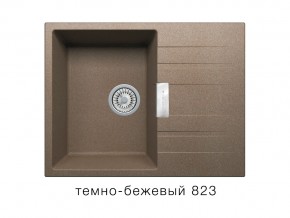 Мойка кварцевая Tolero Loft TL-650 Темно-бежевый 823 в Пласте - plast.mebel74.com | фото