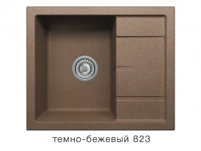 Мойка кварцевая Tolero R-107 Темно-бежевый 823 в Пласте - plast.mebel74.com | фото