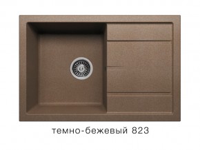 Мойка кварцевая Tolero R-112 Темно-бежевый 823 в Пласте - plast.mebel74.com | фото