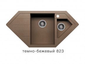 Мойка кварцевая Tolero R-114 Темно-бежевый 823 в Пласте - plast.mebel74.com | фото