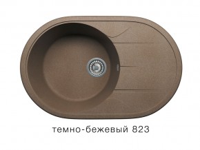 Мойка кварцевая Tolero R-116 Темно-бежевый 823 в Пласте - plast.mebel74.com | фото