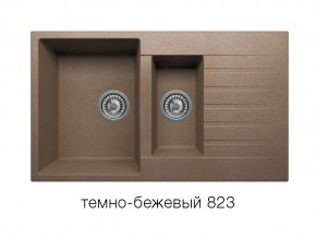 Мойка кварцевая Tolero R-118 Темно-бежевый 823 в Пласте - plast.mebel74.com | фото