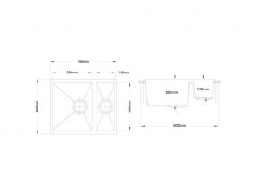 Мойка Longran Enigma ENG 555.460 15 в Пласте - plast.mebel74.com | фото 2