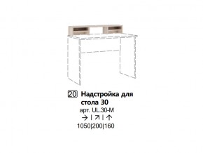 Надстройка для стола 30 (Полка) в Пласте - plast.mebel74.com | фото