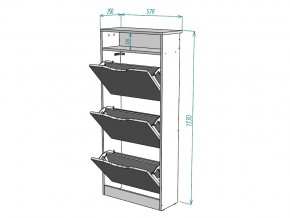 Обувница W10 в Пласте - plast.mebel74.com | фото 3