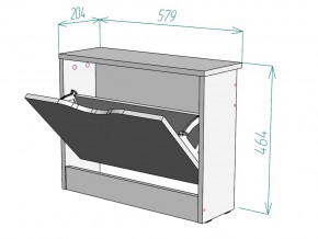 Обувница W100 в Пласте - plast.mebel74.com | фото 3