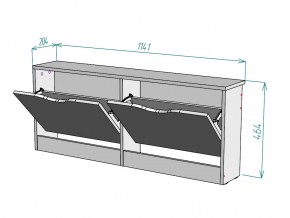 Обувница W101 в Пласте - plast.mebel74.com | фото 3