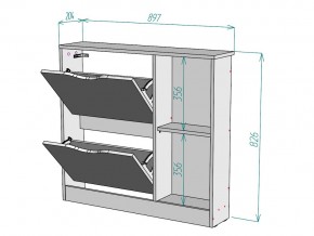 Обувница W104 в Пласте - plast.mebel74.com | фото 3