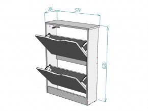 Обувница W110 в Пласте - plast.mebel74.com | фото 3