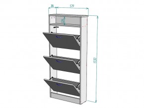 Обувница W116 в Пласте - plast.mebel74.com | фото 3