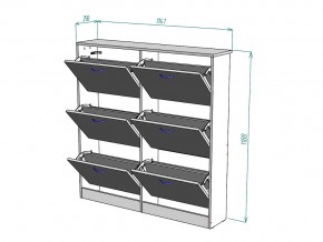 Обувница W13 в Пласте - plast.mebel74.com | фото 3