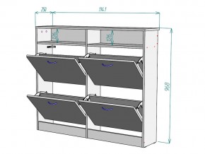 Обувница W15 в Пласте - plast.mebel74.com | фото 3