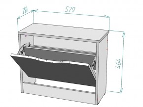 Обувница W2 в Пласте - plast.mebel74.com | фото 3