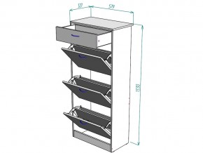 Обувница W23 в Пласте - plast.mebel74.com | фото 3