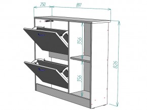 Обувница W29 в Пласте - plast.mebel74.com | фото 3