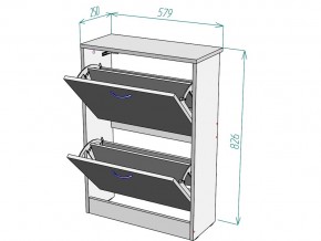 Обувница W3 в Пласте - plast.mebel74.com | фото 3